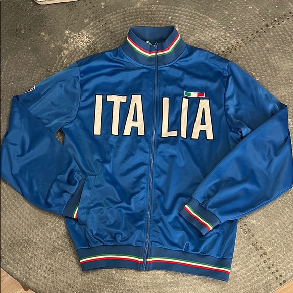 Italia Blue Track Jacket - Picture 1 of 9